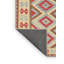Tapis de zone rouge/bleu/beige contemporaine-1307372471