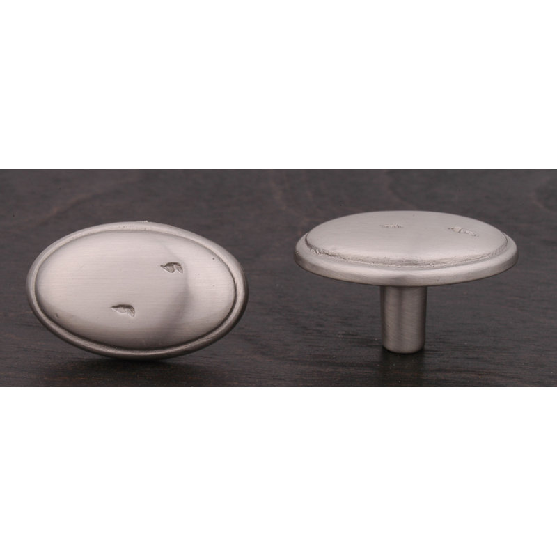 Poignée ovale patinée CK Series, Nickel satiné