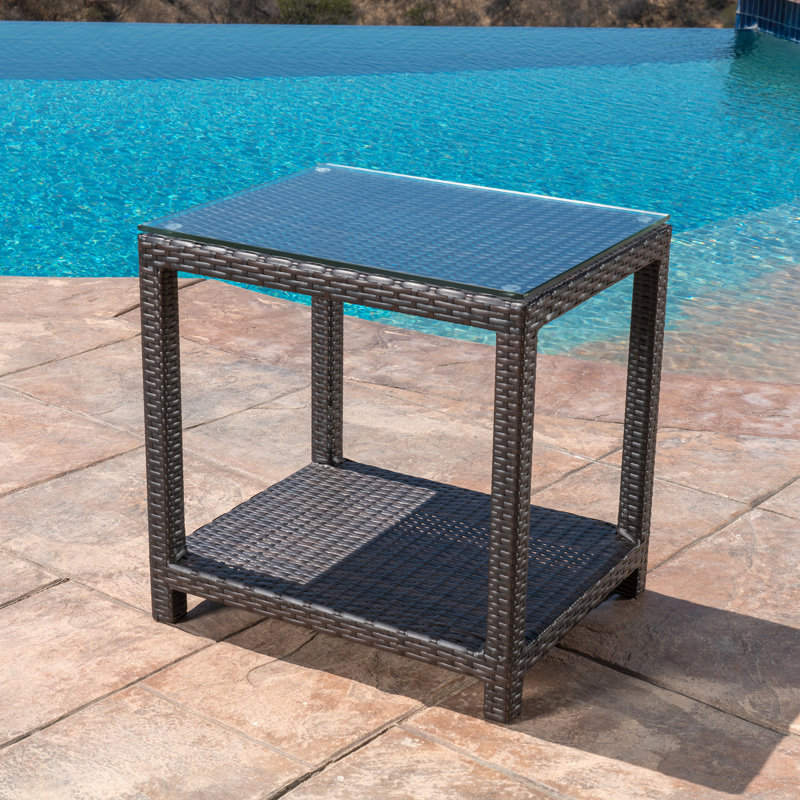 Table d’appoint Aeronwy, Brun