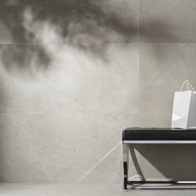Carrelage de sol et de mur en porcelaine mate 23,62 po x 47,24 po Grava (15,49 pieds carrés / caisse)