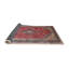 Tapis de style oriental rouge-386124558
