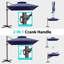Antony 153" X 116" Rectangular Cantilever Umbrella, Weighted Base Does Not Include-699757915