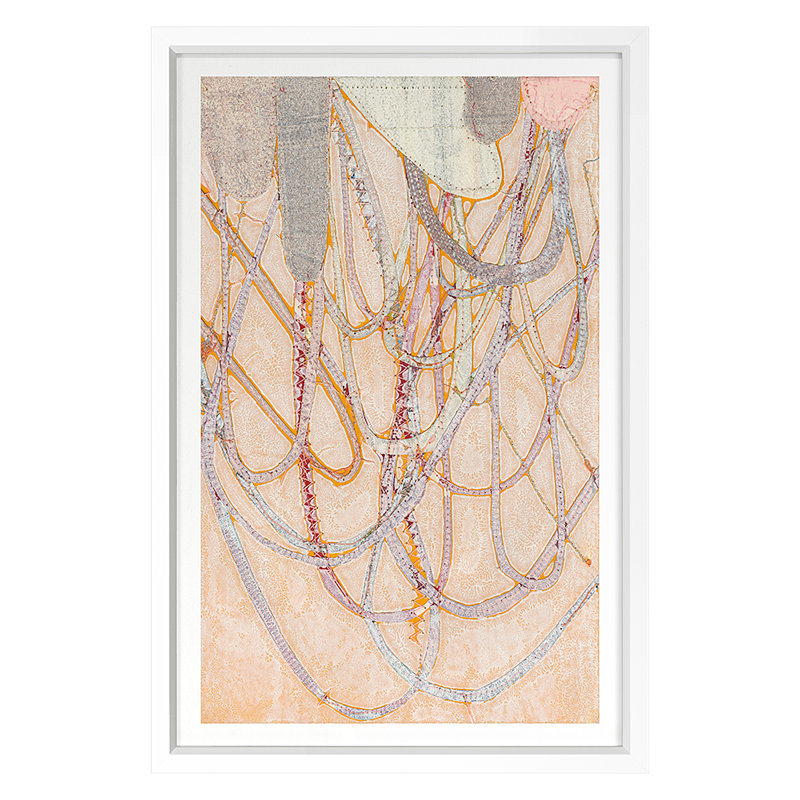Volumes Print by Susan Smereka, 42" H x 30" W x 1.25" D, White