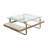 Winnipeg Glass Top Coffee Table