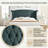 Wingback Tufted Upholstered Sleigh Bed with 2 Storage Drawers, King, Green Velvet-1519239188-1519239189