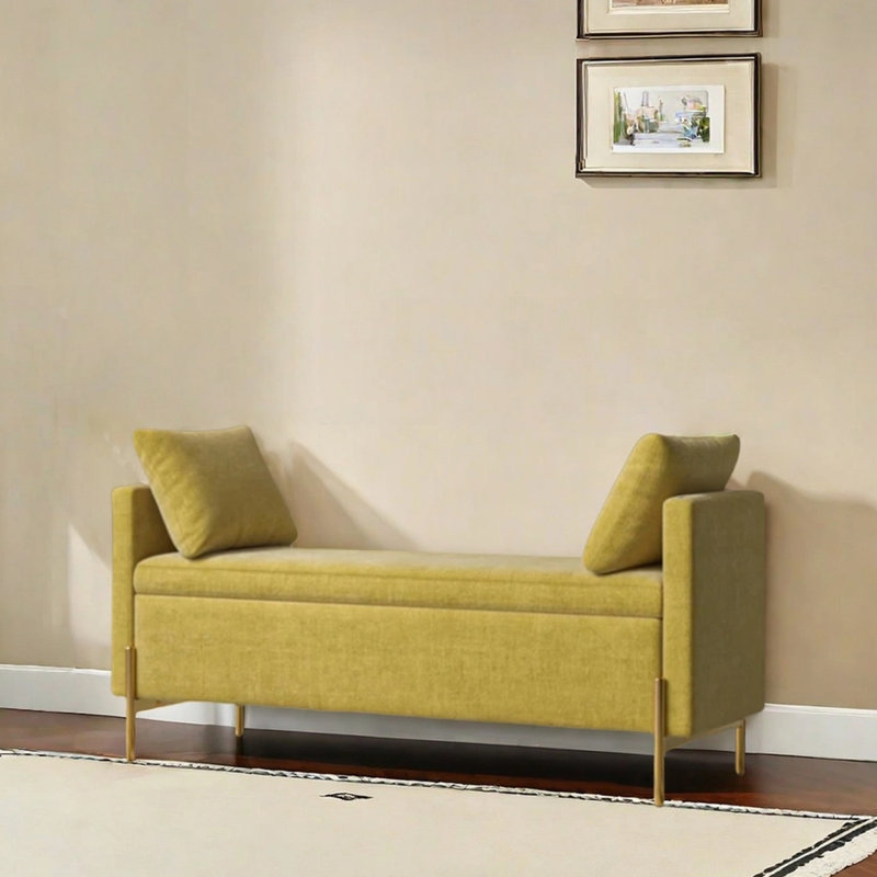 Banc simple en acier inoxydable, H 28,35 po x l 59,06 po x P 17,72 po, Vert