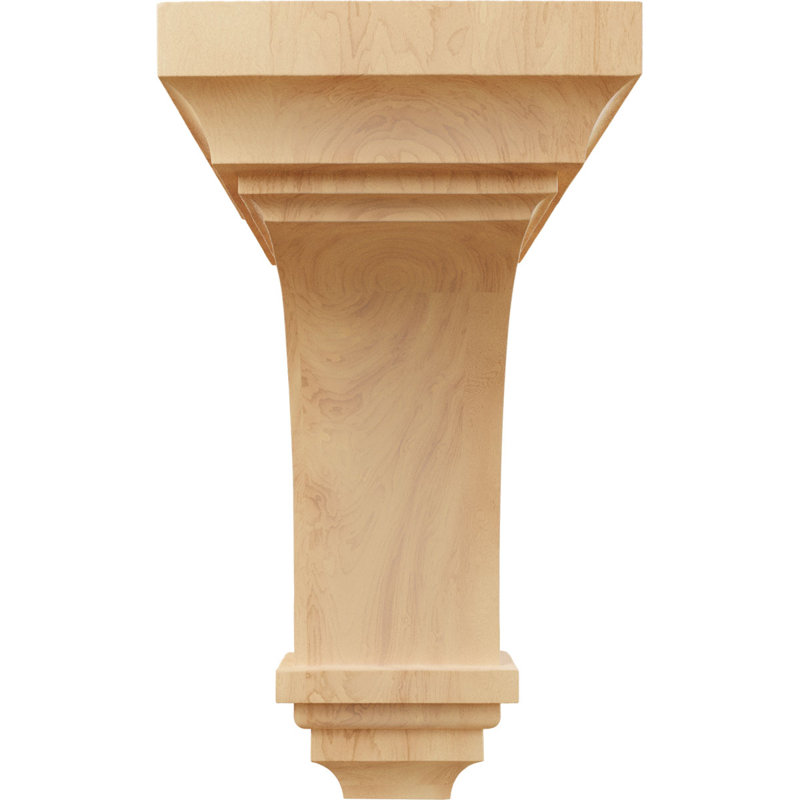 Corbeau Jefferson H 6 po x l 3 1/2 po x P 3 3/4 po, Chêne, H 6 po x l 3,5 po x P 3,75 po