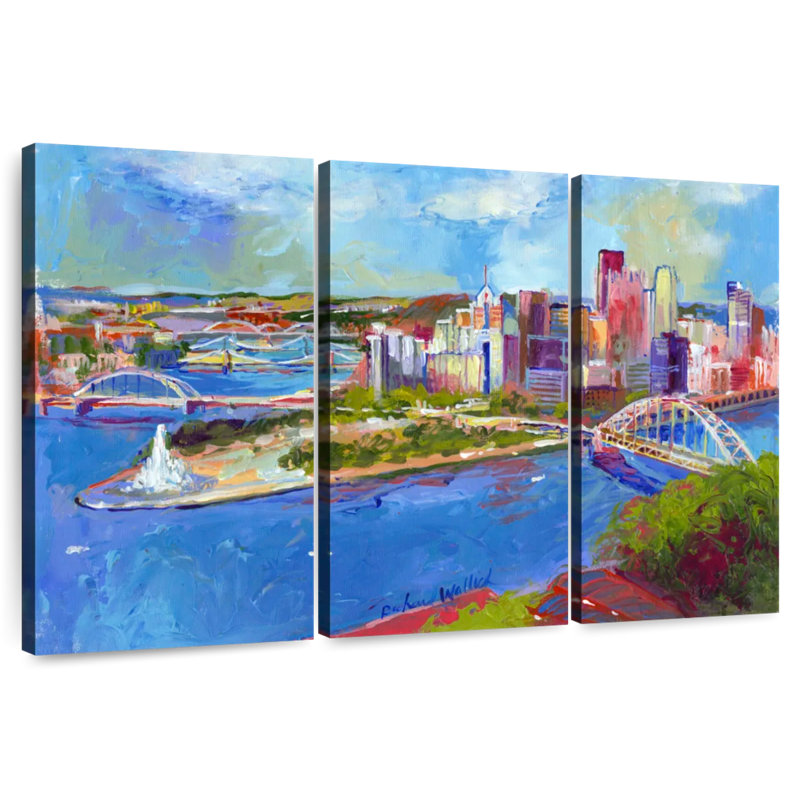 Rorry Pittsburgh, 42" H x 65" W