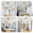 Alixandra 2-Light Flush Mount Ceiling Light With Clear Hammered Glass-295452040-284434478