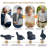 Lay Flat Sleeping Dual Motor Lift Recliners for Elderly with Heat and Massage-2108690053
