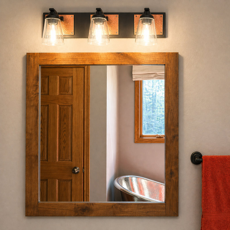 Jackson 3-Light Vanity Light, Buckeye Bronze