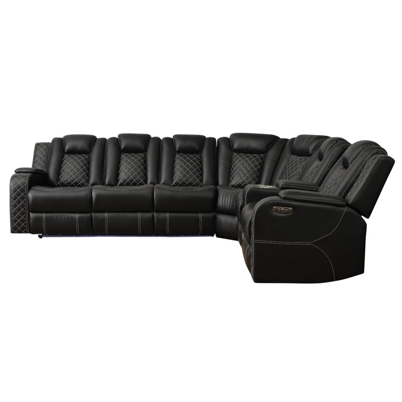 Canapé modulaire inclinable 3 pièces Bloomington