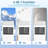 8,000 BTU 3-in-1 Portable Air Conditioner with Remote, Cools 350 Sq.Ft, Dehumidifier & Fan, Quiet 50dB, 24H Timer, Sleep Mode, Window Kit for Bedroom, Office, Apartment