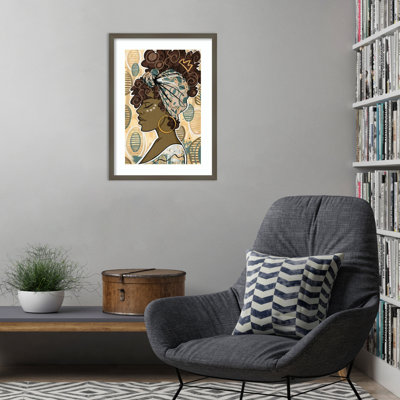 «Crowned by Justin Copeland», reproduction d'art encadrée sur bois
