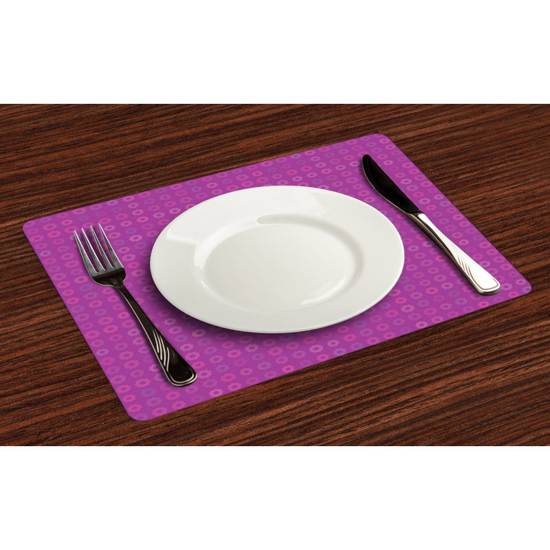 Polyester Geometric Rectangle Placemat