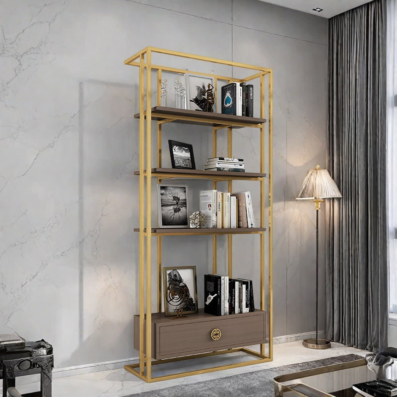 Dearman, (4 Shelves) 78.7" H x 39.3" L x 11.8" W