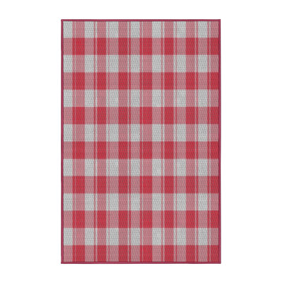 Tapis rouge à motif écossais Haubstadt