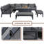 Coby-Lee 8 - Person Wicker Patio Dining Set with Rectangular Table , Cushions Included