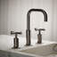 Kohler Purist® Widespread Bathroom Faucet with Pop-Up Drain Assembly, 3-Hole High Arc Cross Handle Bathroom Sink Faucet, 1.2 gpm-92665310