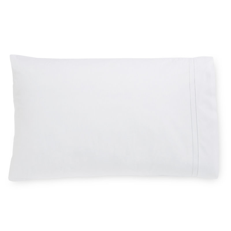 Finna Percale Pillow Case, King, White
