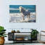 Brampt Camargue qui court sur la plage-107679769