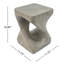 Table d'appoint MGO Twist Shape, texture semblable au bois-119233059