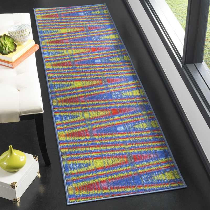 Zavala Aztec Performance Chevron Rug, Runner 2'3" x 8'
