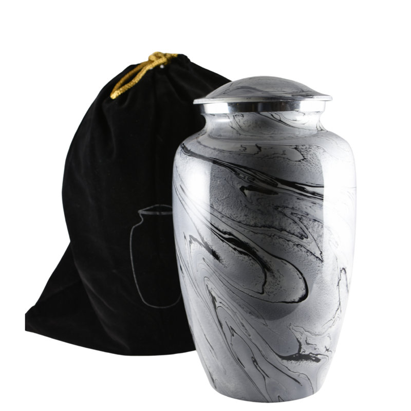 Riann Handmade Urn , Gray