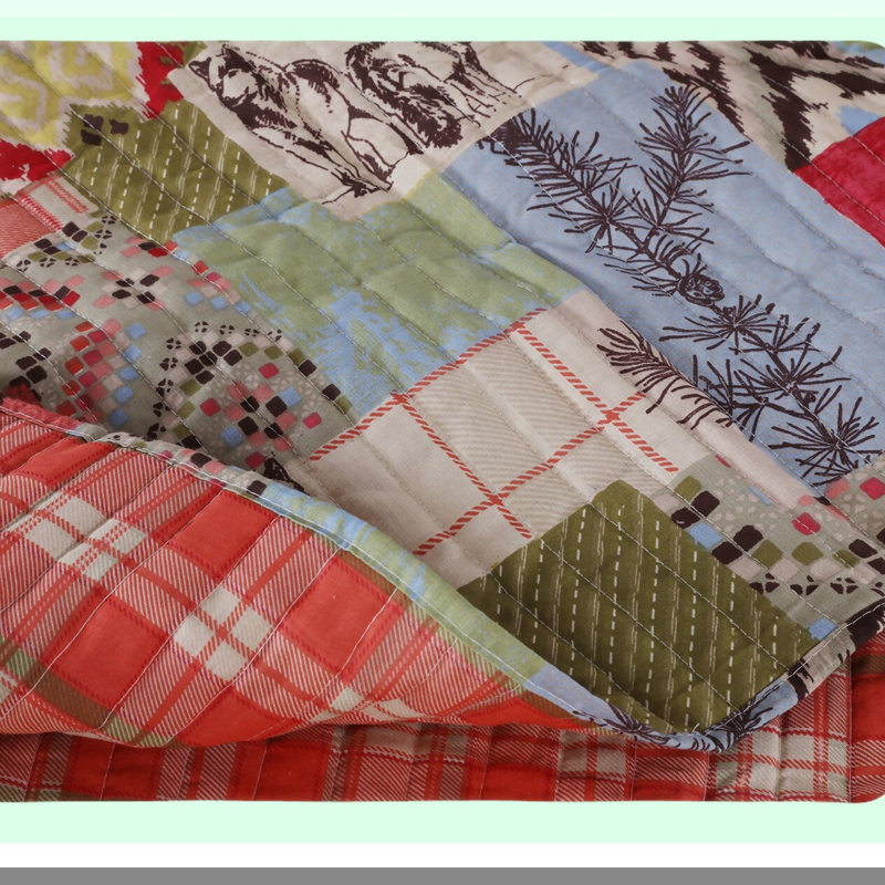 CozyCabin Rustic Lodge Throw Blanket 50x60