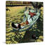 « on leave » par norman rockwell, reproduction d’art sur toile tendue-308937858