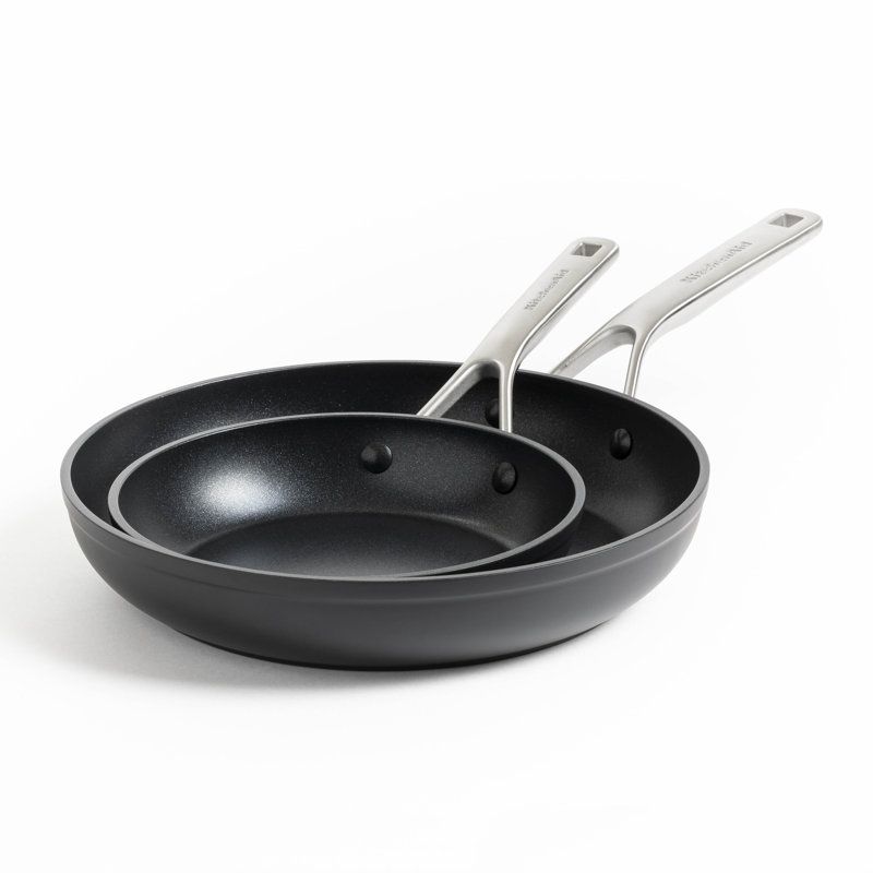 KitchenAid Forged Hardened Aluminium Ceramic Non-Stick 20cm & 28cm Frying Pan Set