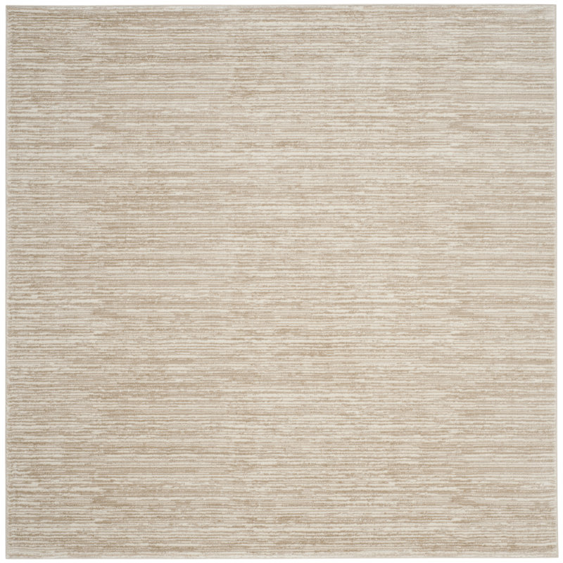 Tapis crème Aaishah, Carré 12 pi