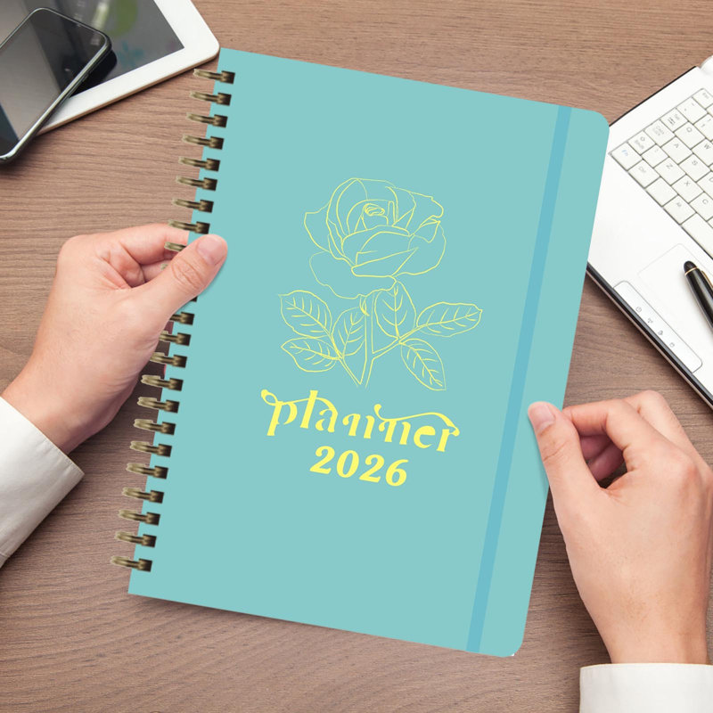 un cahier 2026 English, Green