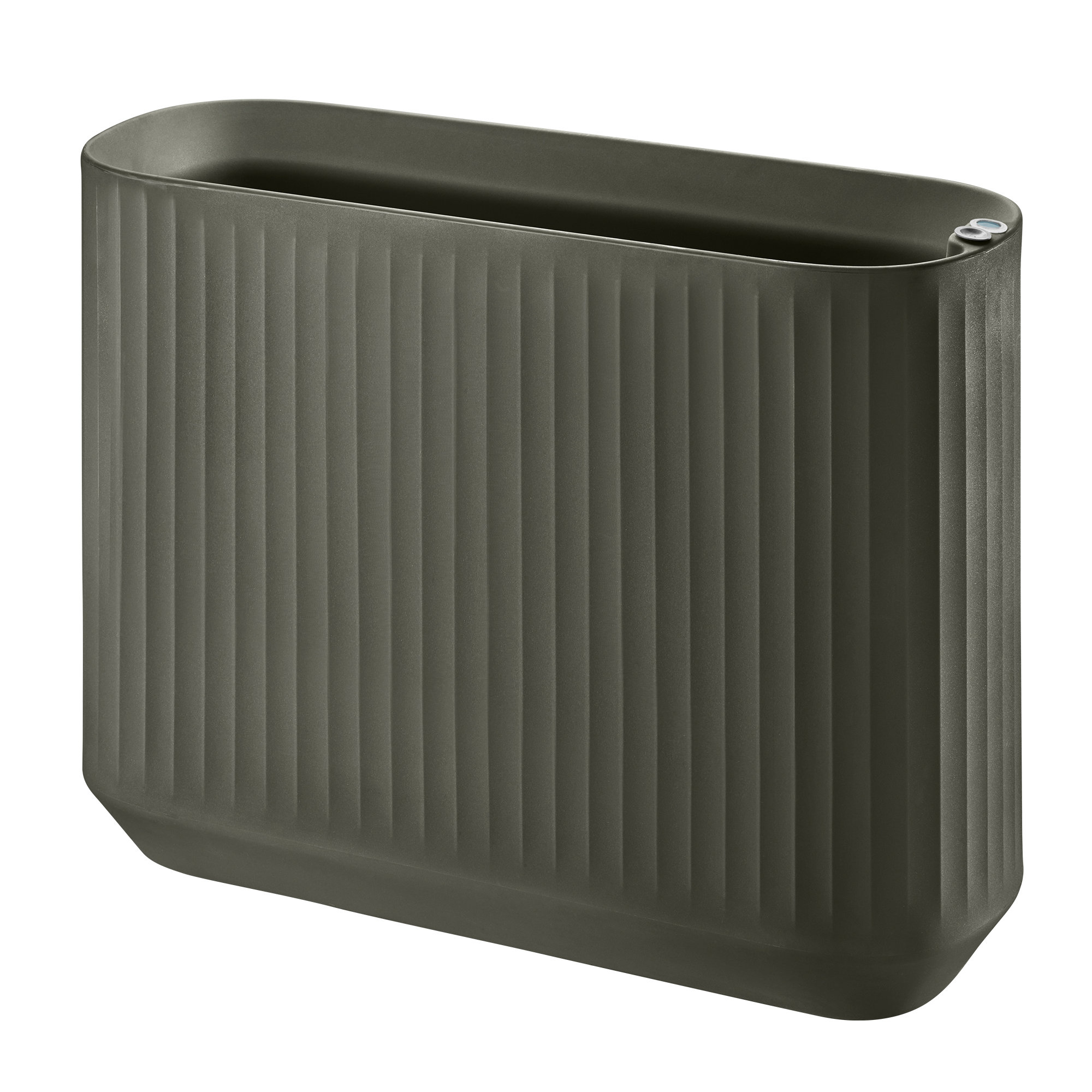MODULAR SELF WATERING PLANTER BOX, 40" x 14" x 30"H - Privacy Planter Wall, Olive