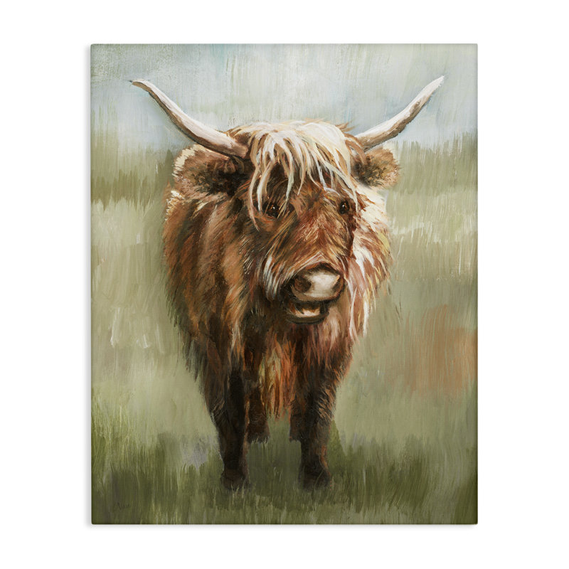 Art mural sur toile Highland, H 48 po x l 36 po