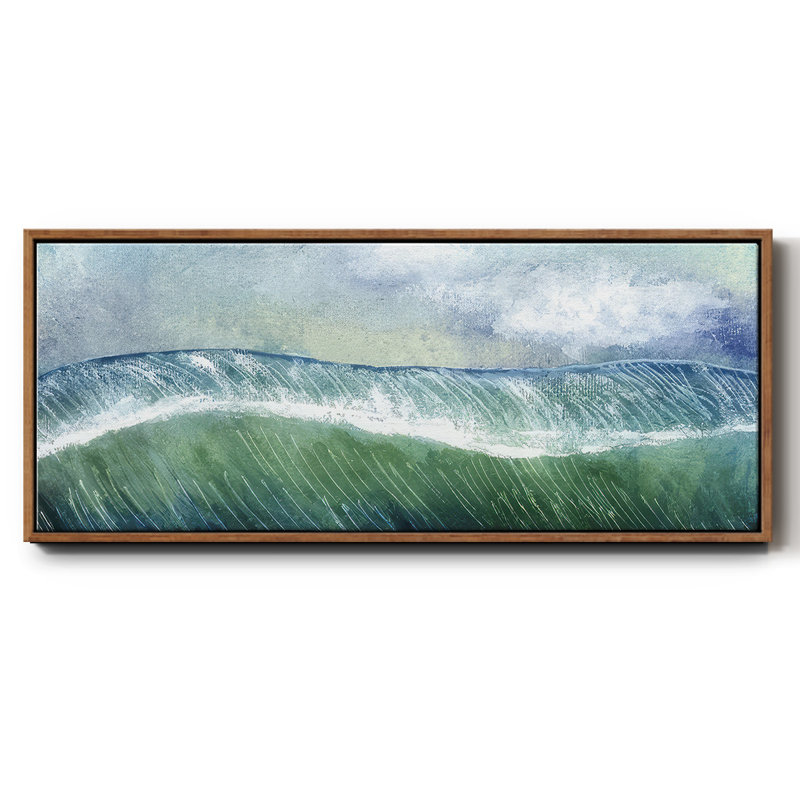 Crashing Wave I, H 8 po x l 20 po x P 1,5 po, Noyer