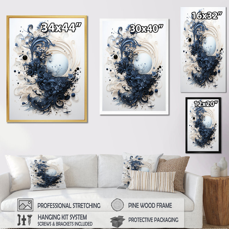 Art de l'Islam, calligraphie de - Décoration murale, Cadre photo noir, H 20 po x l 12 po x P 1 po