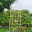 Ensemble de 2 treillis de jardin en métal 86,7 po x 19,7 po antirouille