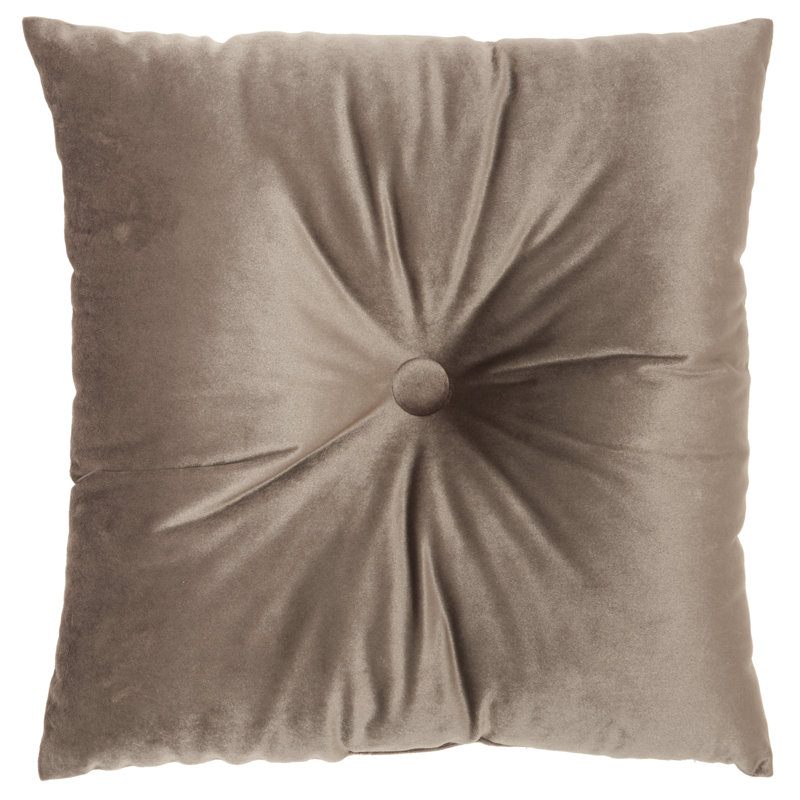  Housse de coussin carré et insert, Taupe