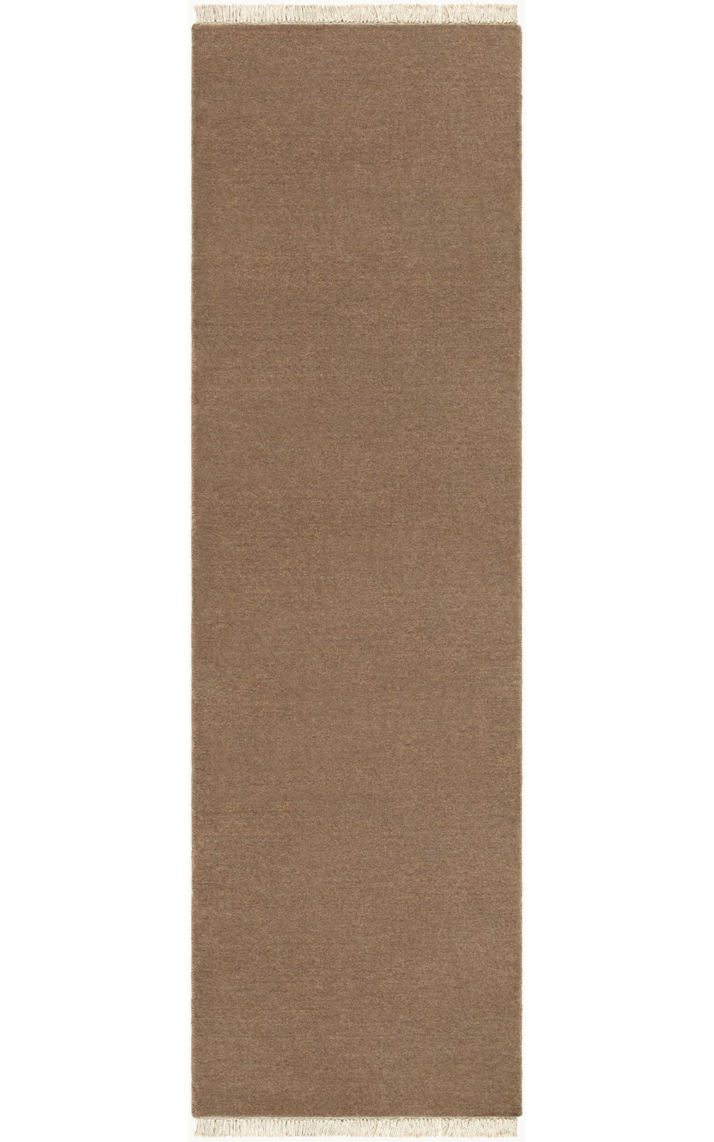 Clio Hand-Loomed Ivory Wool Rug, Runner 2'6" x 8'