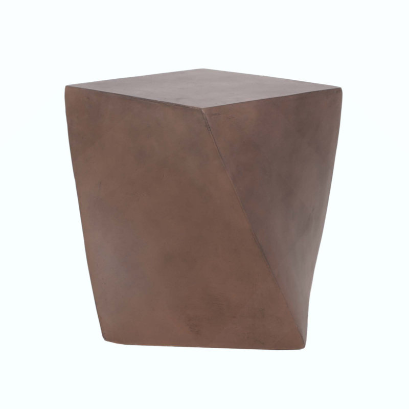 Outdoor Lightweight Concrete Side Table