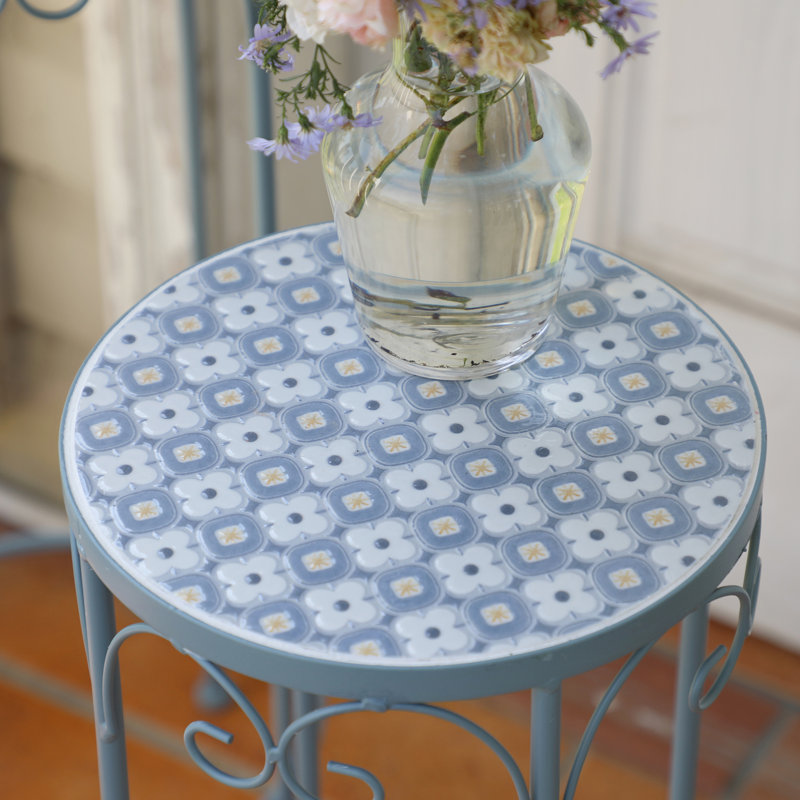 Ensemble de 3 pots à plantes avec plateau en céramique