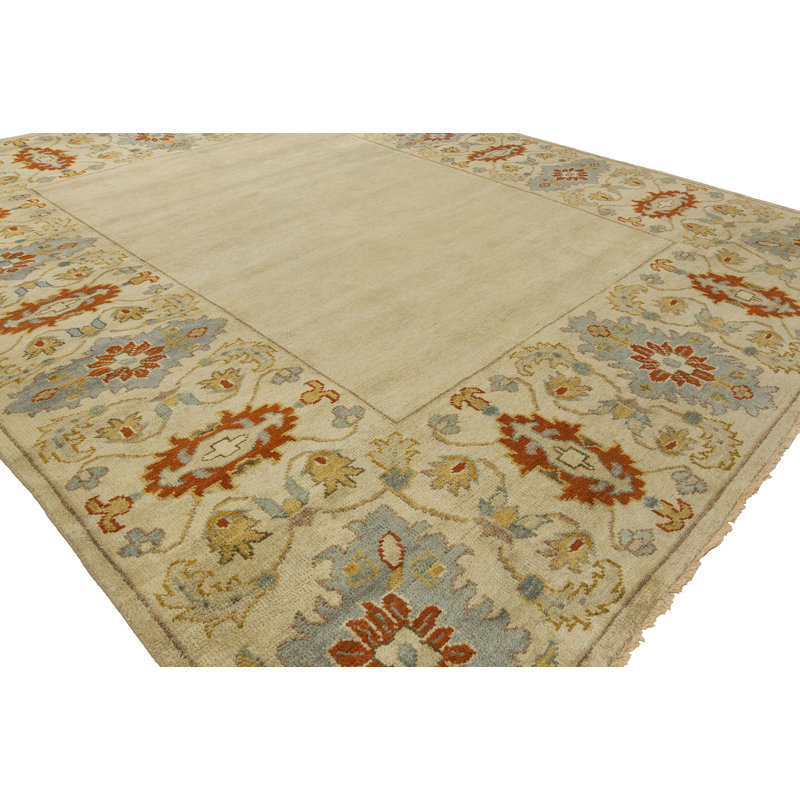 Dolton Wool Oriental Indoor Rug, Rectangle 3' x 5'