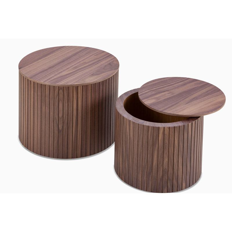Kerry 2-Piece MDF Nesting Coffee Table Set