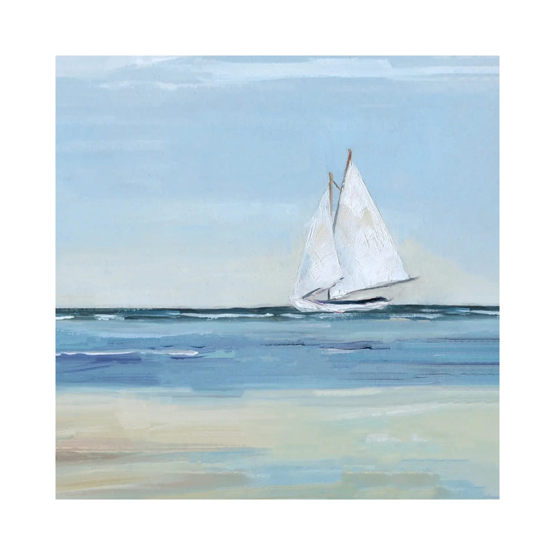 «Smooth Sailing», reproduction d'art murale encadrée, Toile tendue, Ne s’applique pas, H 12 po x l 12 po