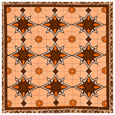 Star Mosaic Pattern Comforter
