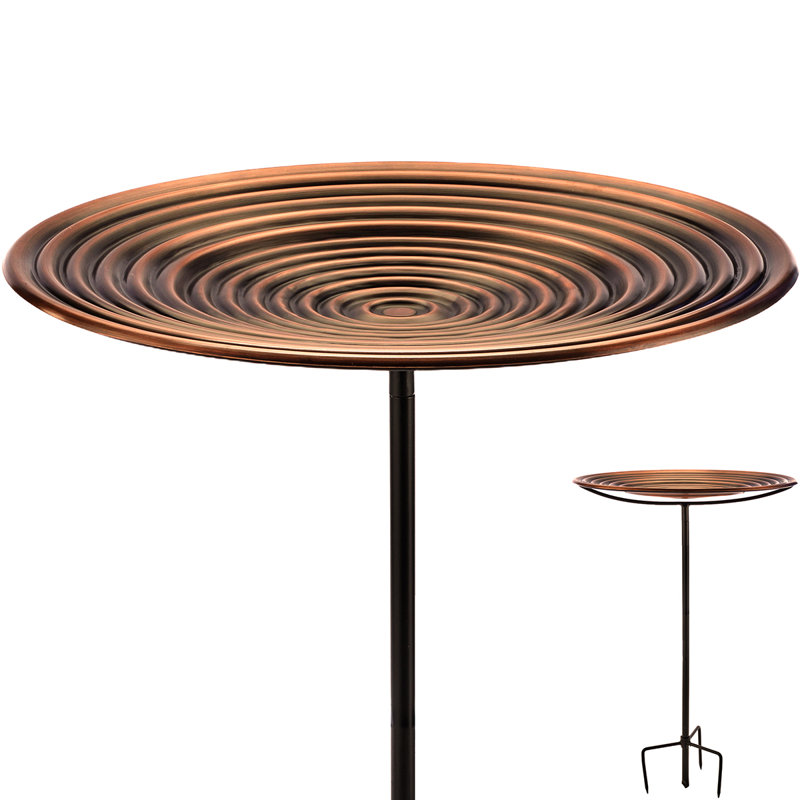 Bain d'oiseaux sur piédestal Aldery