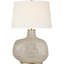 Beton Medium Table Lamp with Linen Shade-26013046