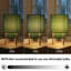 Lampe de table tambour moderne de 10 po avec abat-jour en tissu et base en bois, douille E12, interrupteur à intensité variable avec contrôle de la température de couleur, lampe décorative pour chambre à coucher, salon et hôtel-717154525