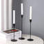 Ensemble de 2 chandeliers, 6 chandeliers fuselés noir mat, ensemble de chandeliers pour centre de table-122915449